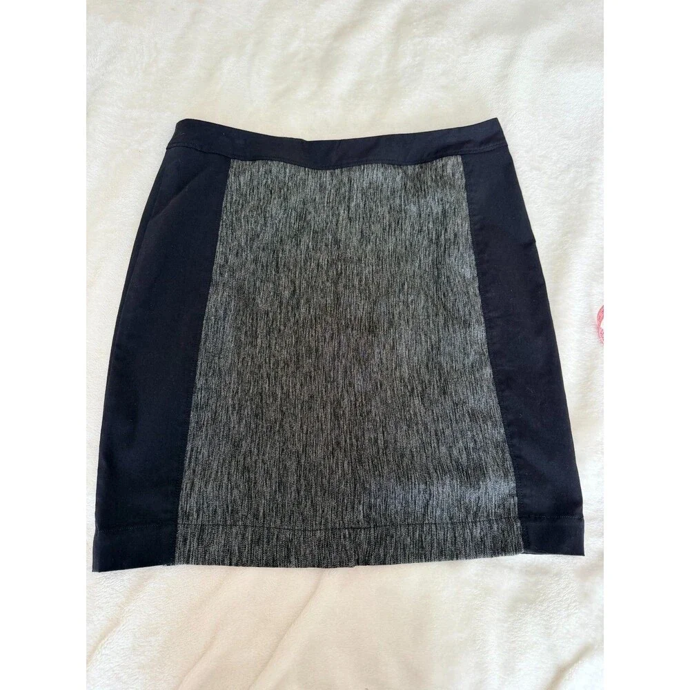 Spanner Urbanality Tweed Mini Skirt Black/Grey Full Front Zip Size 14 NWT $119 - Picture 8 of 8